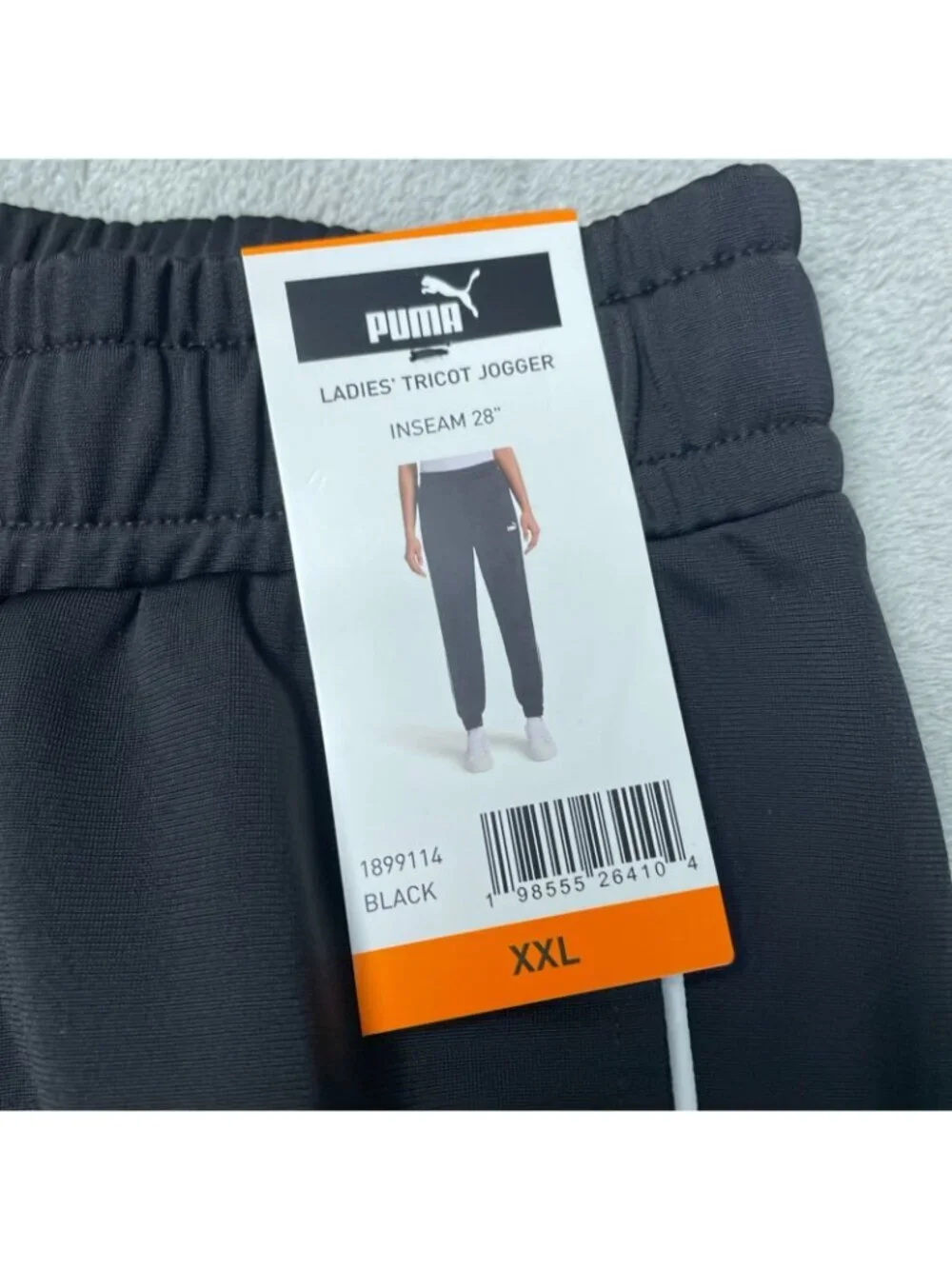 NWT Puma Women's XXL Tricot Jogger Pants Black 28